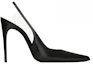 Order SAINT LAURENT 聖羅蘭 皮革 時尚尖頭 細跟 高跟鞋11cm 女款 黑色