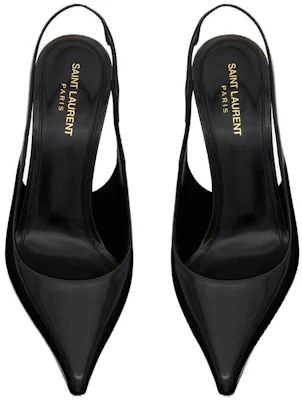 SAINT LAURENT 聖羅蘭 皮革 時尚尖頭 細跟 高跟鞋11cm 女款 黑色 Shop SAINT LAURENT 聖羅蘭 皮革 時尚尖頭 細跟 高跟鞋11cm 女款 黑色