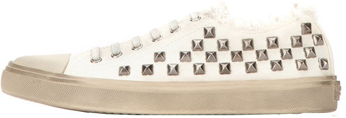 (W) 圣罗兰巴黎白色“Rivets低帮时尚运动鞋” 582309GUZ2X7079 Buy (W) 圣罗兰巴黎白色“Rivets低帮时尚运动鞋” 582309GUZ2X7079