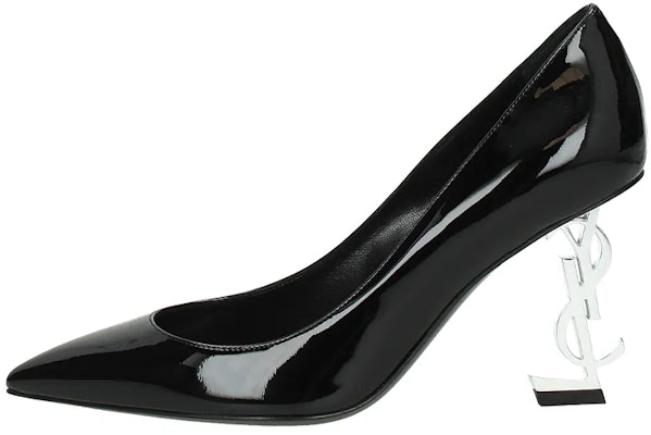 (W) Saint Laurent Kasut Tumit Tinggi Kulit Lakuer 'Black Stiletto' 484160D6CNN1000 Buy (W) Saint Laurent Kasut Tumit Tinggi Kulit Lakuer 'Black Stiletto' 484160D6CNN1000