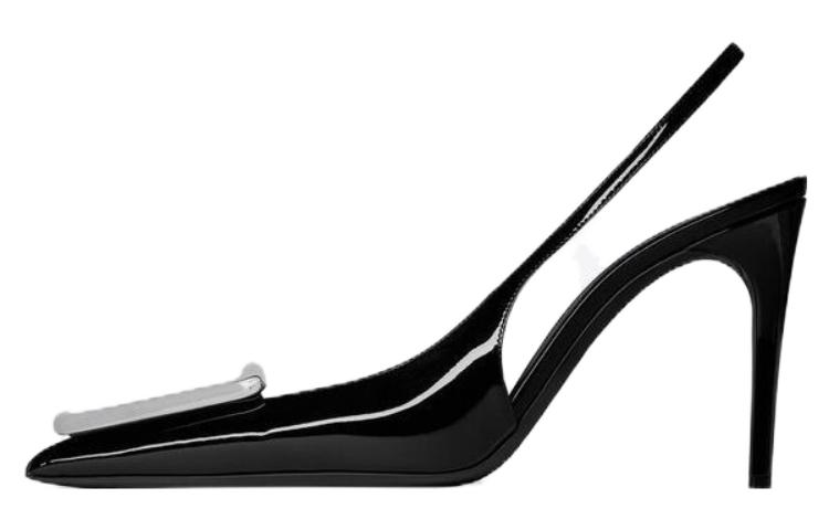 (Women) Saint Laurent Patent Leather High Heels 9.5cm 'Black Comfort Fashion' 7560621TVNN1000