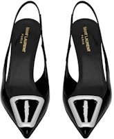 Shop (W) Saint Laurent Tacones de Charol 9.5cm 'Negro Comodidad Moda' 7560621TVNN1000