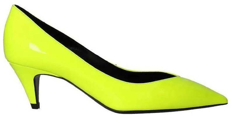 (Women) Saint Laurent Patent Leather High Heels 'Fluorescent Yellow' 5865441F0007204 Order (Women) Saint Laurent Patent Leather High Heels 'Fluorescent Yellow' 5865441F0007204