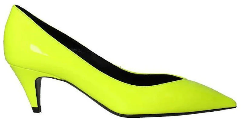 (W) Tacones Altos Saint Laurent de Charol 'Amarillo Fluorescente' 5865441F0007204 Order (W) Tacones Altos Saint Laurent de Charol 'Amarillo Fluorescente' 5865441F0007204
