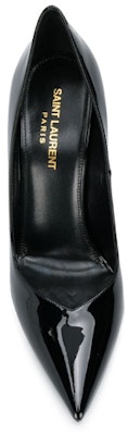 (W) Saint Laurent Tacones Altos de Charol Negro con Punta Afilada 5785990NP001000 Shop (W) Saint Laurent Tacones Altos de Charol Negro con Punta Afilada 5785990NP001000