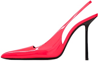 (Women) Saint Laurent Patent Leather Pointed-Toe Slip-On Stiletto 'Pink' 731520AABNG6603 (Women) Saint Laurent Patent Leather Pointed-Toe Slip-On Stiletto 'Pink' 731520AABNG6603