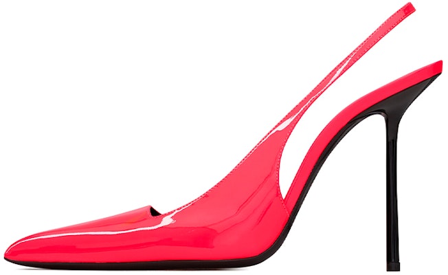(Women) Saint Laurent Patent Leather Pointed-Toe Slip-On Stiletto 'Pink' 731520AABNG6603 Buy (Women) Saint Laurent Patent Leather Pointed-Toe Slip-On Stiletto 'Pink' 731520AABNG6603