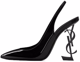 (Women) Saint Laurent Patent Leather Pointed Toe Stiletto High Heels 'Black' 6301070NPVV1000 (Women) Saint Laurent Patent Leather Pointed Toe Stiletto High Heels 'Black' 6301070NPVV1000
