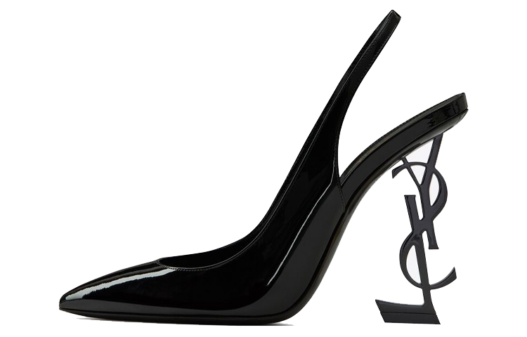 (Women) Saint Laurent Patent Leather Pointed Toe Stiletto High Heels 'Black' 6301070NPVV1000