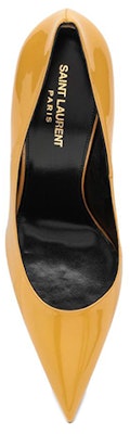 (Women) Saint Laurent Patent Leather Pointed Toe Stiletto High Heels 'Yellow' 711262AABNA7020 Lookbook (Women) Saint Laurent Patent Leather Pointed Toe Stiletto High Heels 'Yellow' 711262AABNA7020