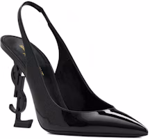 Lookbook (W) Saint Laurent Zapatos Stiletto de Charol Punta Afilada Mujer 'Negro'. 6301070NPVV1000