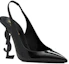 Lookbook (W) Saint Laurent Zapatos Stiletto de Charol Punta Afilada Mujer 'Negro'. 6301070NPVV1000
