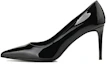 Buy (W) Saint Laurent Tacones Altos de Punta en Charol 'Negro' 375368B8I001000