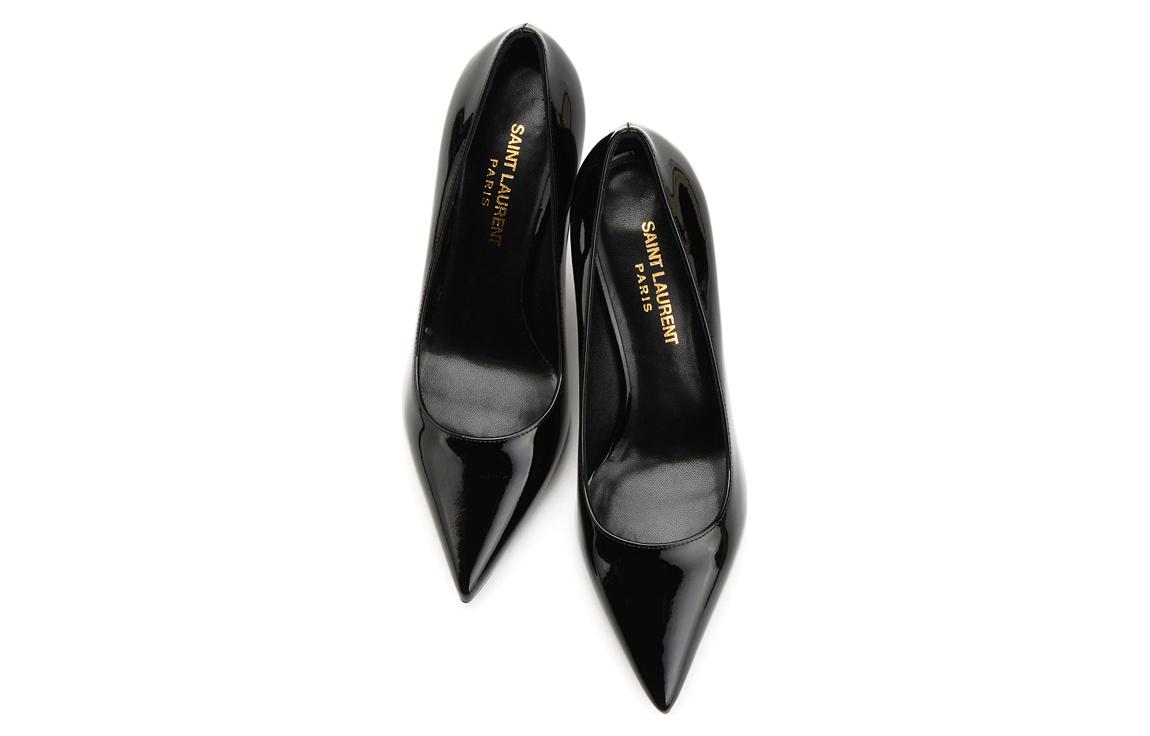 Order (W) Saint Laurent Tacones Altos de Punta en Charol 'Negro' 375368B8I001000