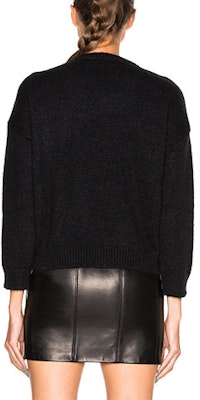 (W) サンローラン ピストルプリント プルオーバー 長袖セーター レディース ブラック 444166YA2ET1000 Lookbook (W) サンローラン ピストルプリント プルオーバー 長袖セーター レディース ブラック 444166YA2ET1000