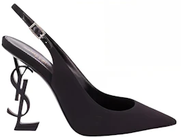 Order (Women) Saint Laurent Pointed Toe Buckle 'Alien Heel' High Heels 'Black' 762942AACSM1000
