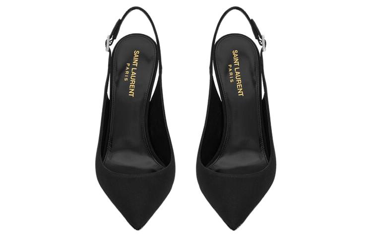 Purchase (W) Saint Laurent Spitz High Heels ''Alien Heel'' mit Schnalle Schwarz 762942AACSM1000