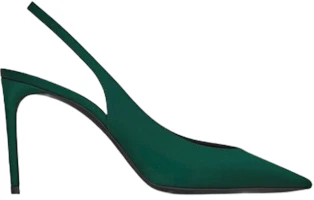 (Women) Saint Laurent Pointed Toe Stiletto 'Green' 7468711UU003020 (Women) Saint Laurent Pointed Toe Stiletto 'Green' 7468711UU003020