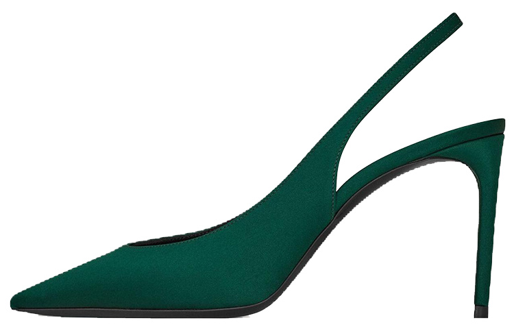 (Women) Saint Laurent Pointed Toe Stiletto 'Green' 7468711UU003020