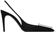 Order (W) 圣罗兰尖头细高跟鞋 9.5cm '黑色' 756061F14NN1000