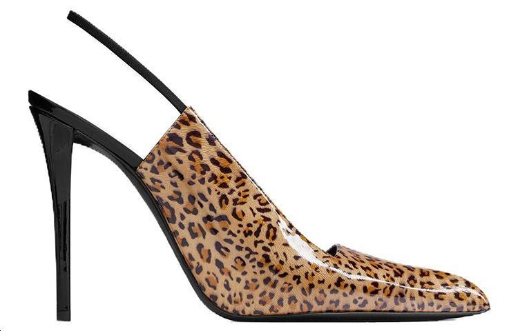 (W) Saint Laurent Raven High Heels 'Leopard Print' 圖 2