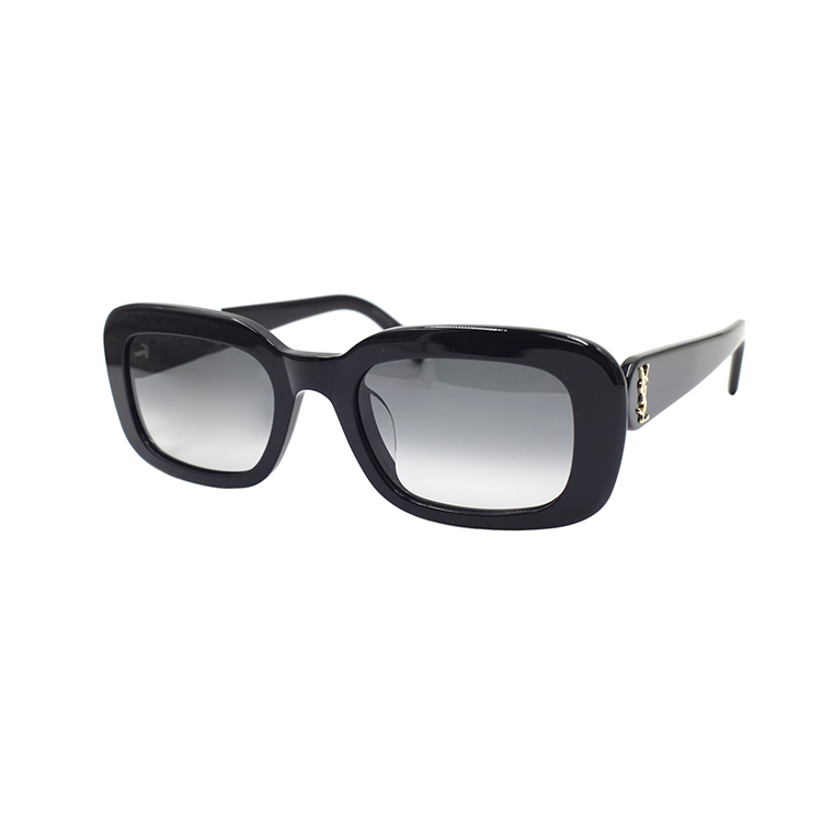 Order (W) Gafas Ópticas Rectangulares Retro SAINT LAURENT con Letras Entrelazadas para Mujer. SLM130/F-002