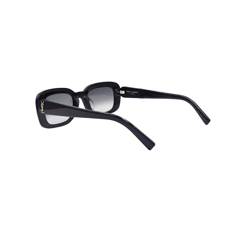 Shop (W) Gafas Ópticas Rectangulares Retro SAINT LAURENT con Letras Entrelazadas para Mujer. SLM130/F-002