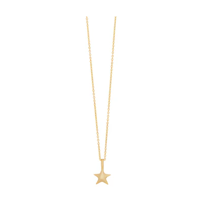 (Women) SAINT LAURENT Saint Laurent Logo Star 18K Gold Necklace Ladies Gold. 761538Y80158030