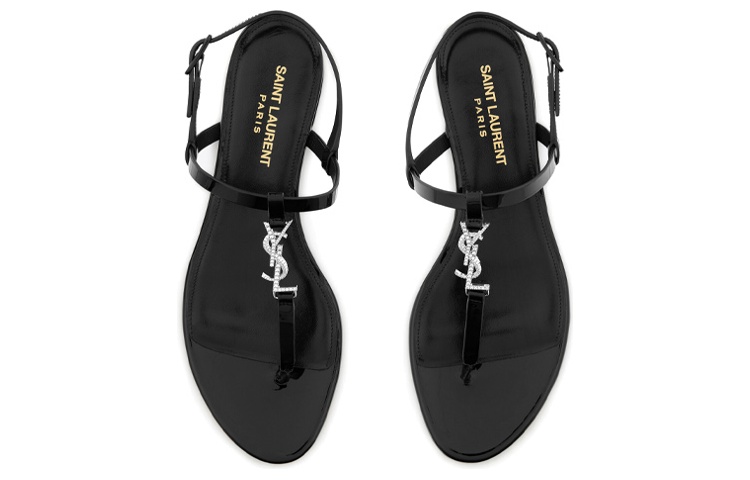 Lookbook (Women) Saint Laurent Sandal 'Black' 7164111TVNN1000