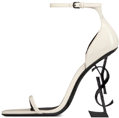 (Women) Saint Laurent Sandal 'Black Heel Patent White' 5576620NPVV1607 Buy (Women) Saint Laurent Sandal 'Black Heel Patent White' 5576620NPVV1607
