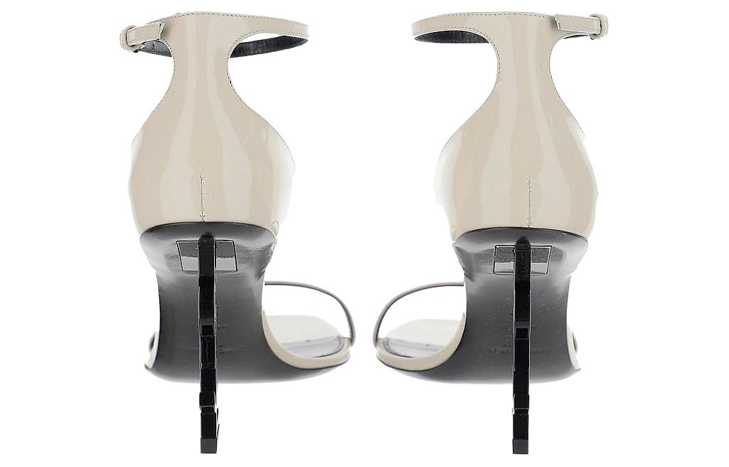 Purchase (Women) Saint Laurent Sandal 'Black Heel Patent White' 5576620NPVV1607