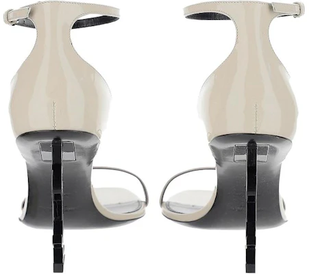 (Women) Saint Laurent Sandal 'Black Heel Patent White' 5576620NPVV1607 Purchase (Women) Saint Laurent Sandal 'Black Heel Patent White' 5576620NPVV1607