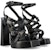 (W) Saint Laurent Sandal 'Kulit Keselesaan Hitam' 731334DWE001000