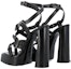 Shop (W) Saint Laurent Sandal 'Kulit Keselesaan Hitam' 731334DWE001000