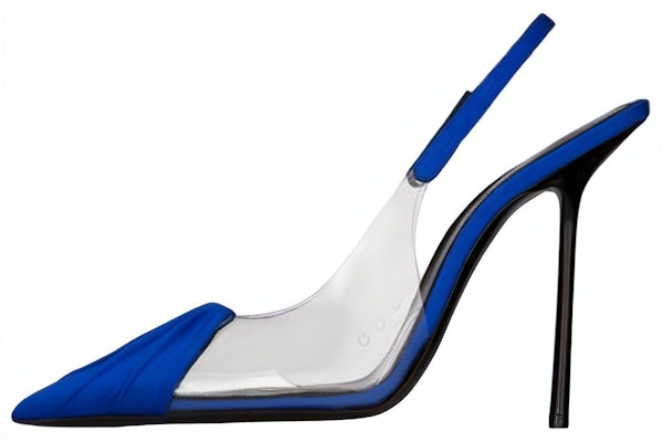 (Women) Saint Laurent Satin Pointed Toe Stiletto 'Blue' 6998731F40E8373 Buy (Women) Saint Laurent Satin Pointed Toe Stiletto 'Blue' 6998731F40E8373