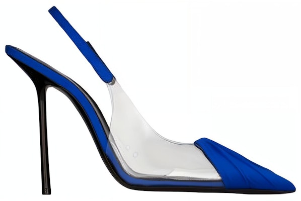 (Women) Saint Laurent Satin Pointed Toe Stiletto 'Blue' 6998731F40E8373 Order (Women) Saint Laurent Satin Pointed Toe Stiletto 'Blue' 6998731F40E8373