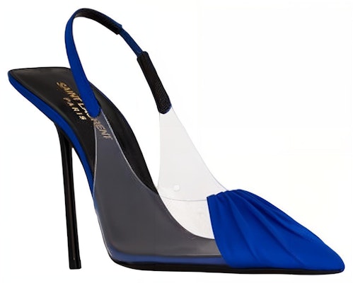 (Women) Saint Laurent Satin Pointed Toe Stiletto 'Blue' 6998731F40E8373 Lookbook (Women) Saint Laurent Satin Pointed Toe Stiletto 'Blue' 6998731F40E8373