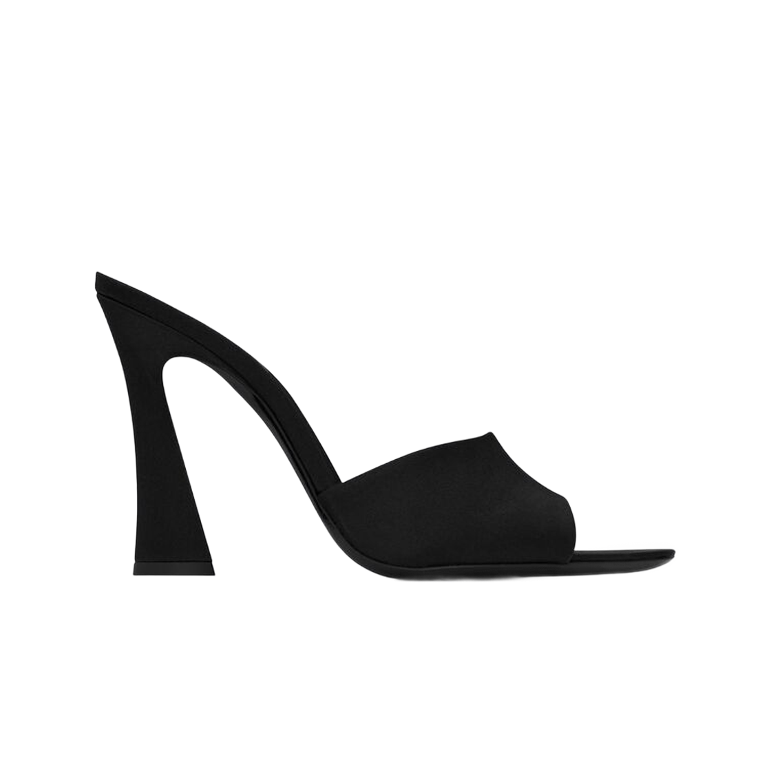 (Women) Saint Laurent Satin Sandal 'Black' 7315651UU001000