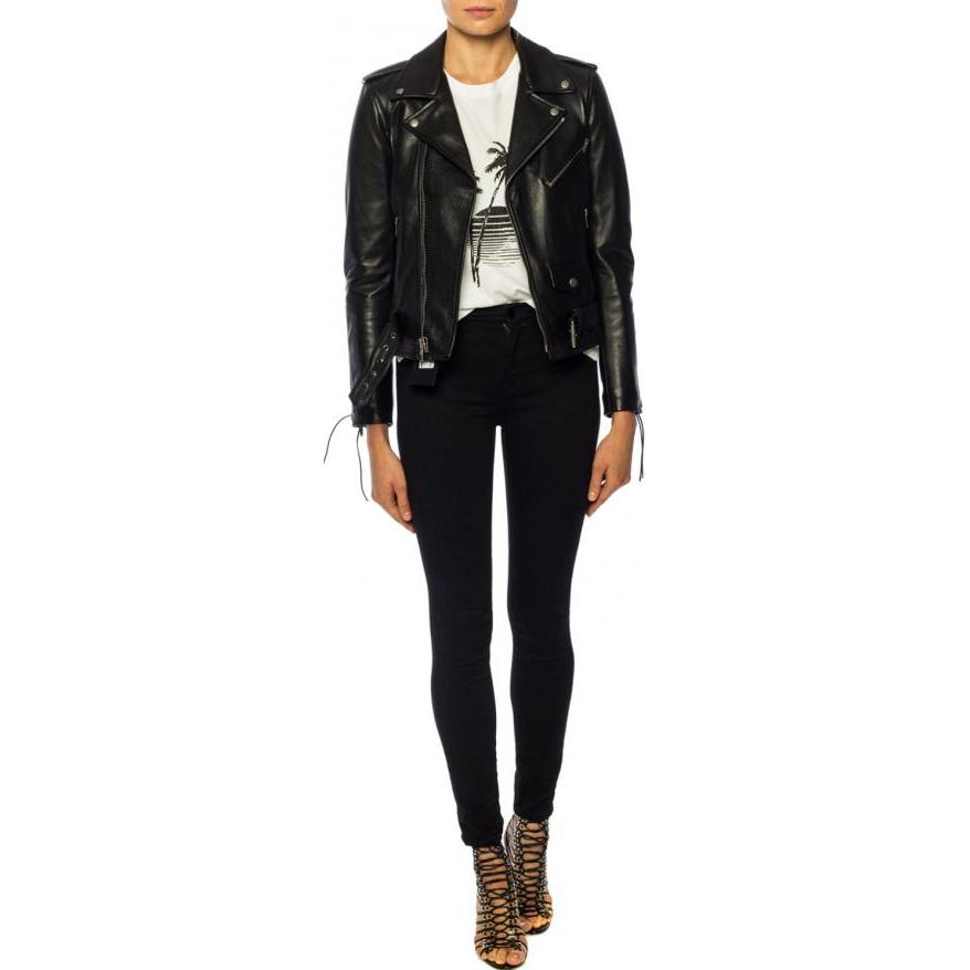 Purchase (W) SAINT LAURENT Kaos Crewneck Putih Motif Scenic - Kaos Klasik 529848-YB2VZ-9744