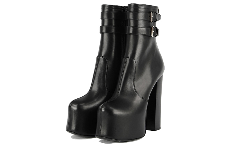 Lookbook (W) Saint Laurent Bottines Courtes ''Boucle Mode Noire'' 6876511Y8001000