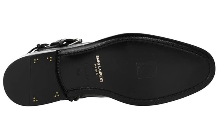 (W) Saint Laurent Short Boot 'Black Leather Zip' 圖 5