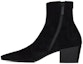 Buy (W) Saint Laurent Stivaletto Corto ''Velvet Nero'' 66917727D001000