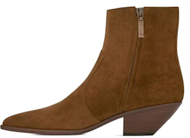 (Women) Saint Laurent Short Boot 'Brown Suede' 6502701NZ002635 (Women) Saint Laurent Short Boot 'Brown Suede' 6502701NZ002635