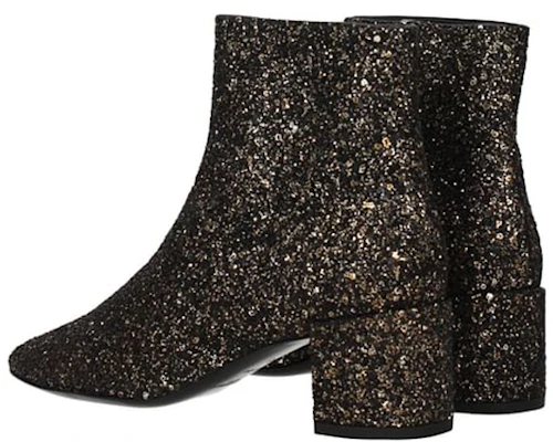 (W) Saint Laurent Stiefelette ''Goldene Pailletten'' 5293769TW008014 Shop (W) Saint Laurent Stiefelette ''Goldene Pailletten'' 5293769TW008014
