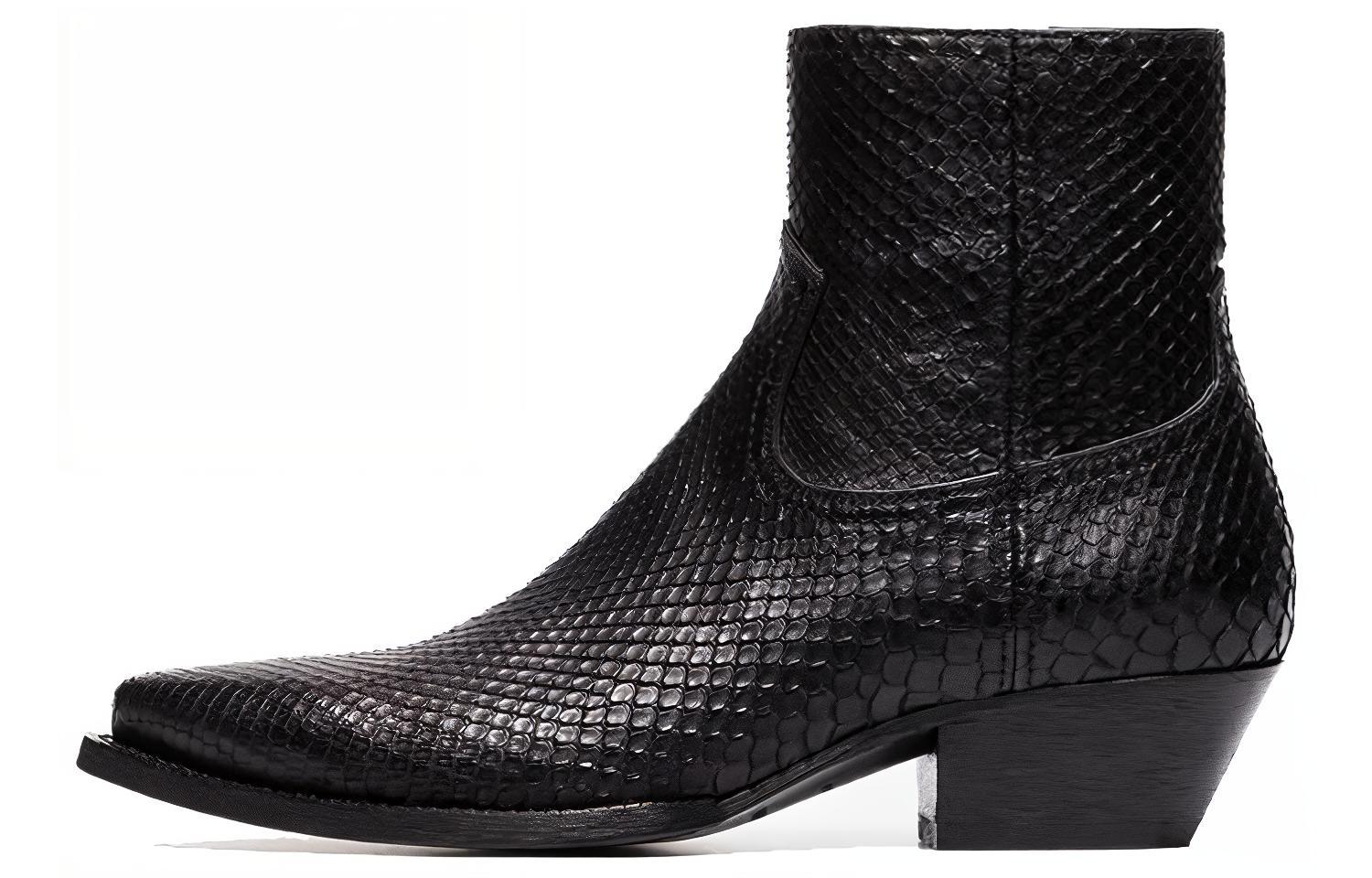 (Women) Saint Laurent Short Boot 'Smooth Leather Black' 535398LFQ001000