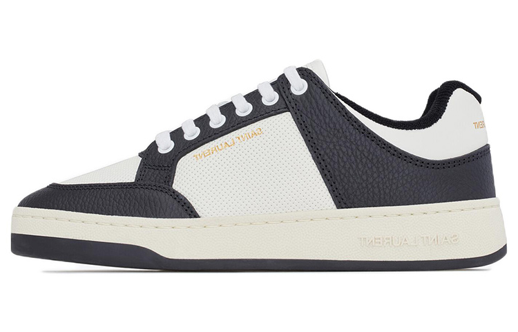 (Women) Saint Laurent SL-61 Low 'White Black' 713602-AAAWR-9063