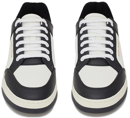 (W) 圣罗兰 SL-61 低帮 '白黑' 713602-AAAWR-9063 Lookbook (W) 圣罗兰 SL-61 低帮 '白黑' 713602-AAAWR-9063