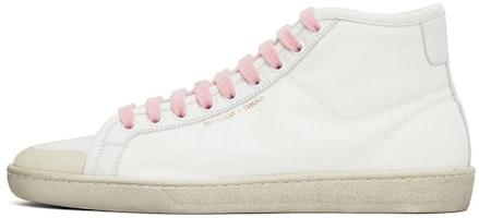 (Women) Saint Laurent SL/39 'Classic Court Low-Top White' 212418M236013 (Women) Saint Laurent SL/39 'Classic Court Low-Top White' 212418M236013