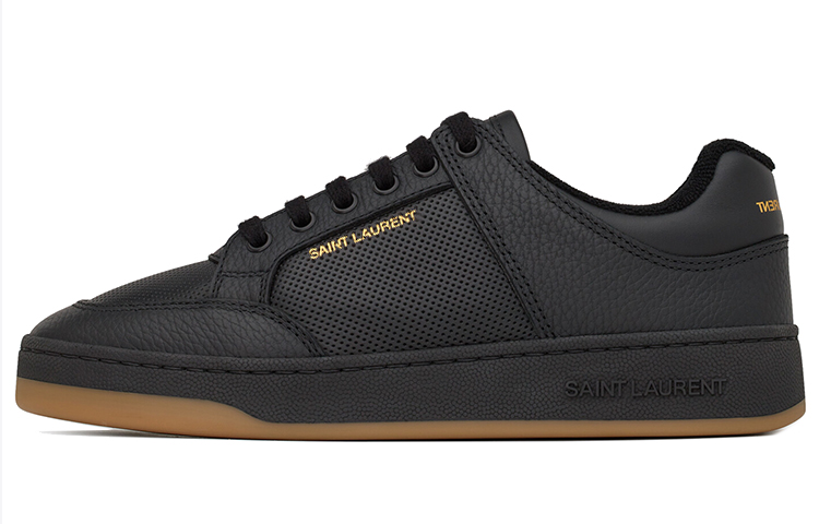 (Women) Saint Laurent SL/61 Low 'Black Leather' 713602AAB851613