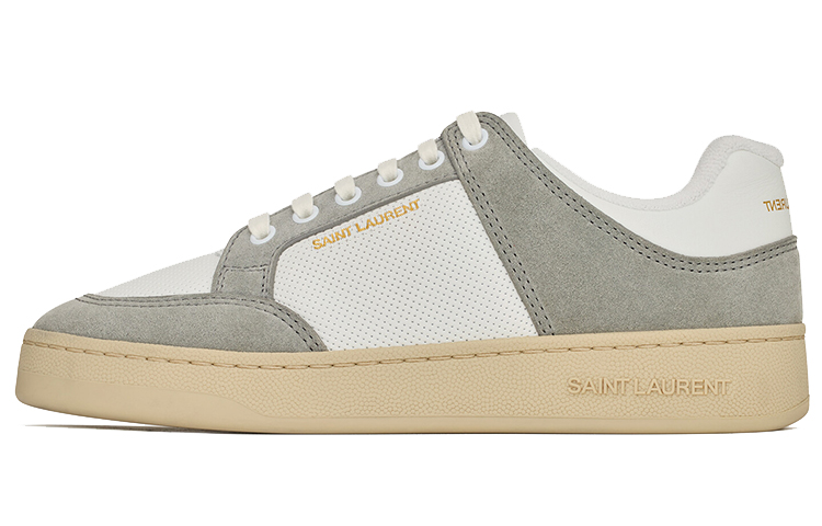 Buy (W) サンローラン SL/61 ローカット グレーホワイト 713602AAB3G9078